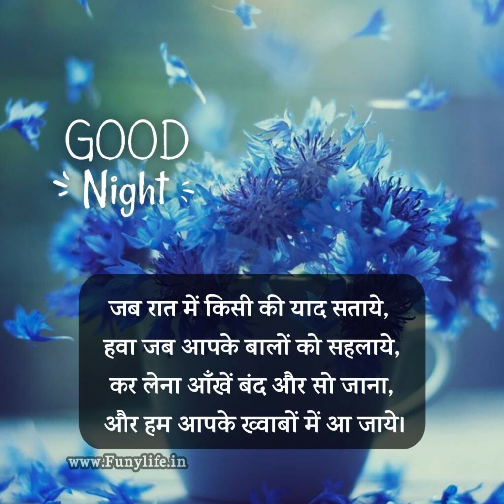 New Good Night Shayari Images