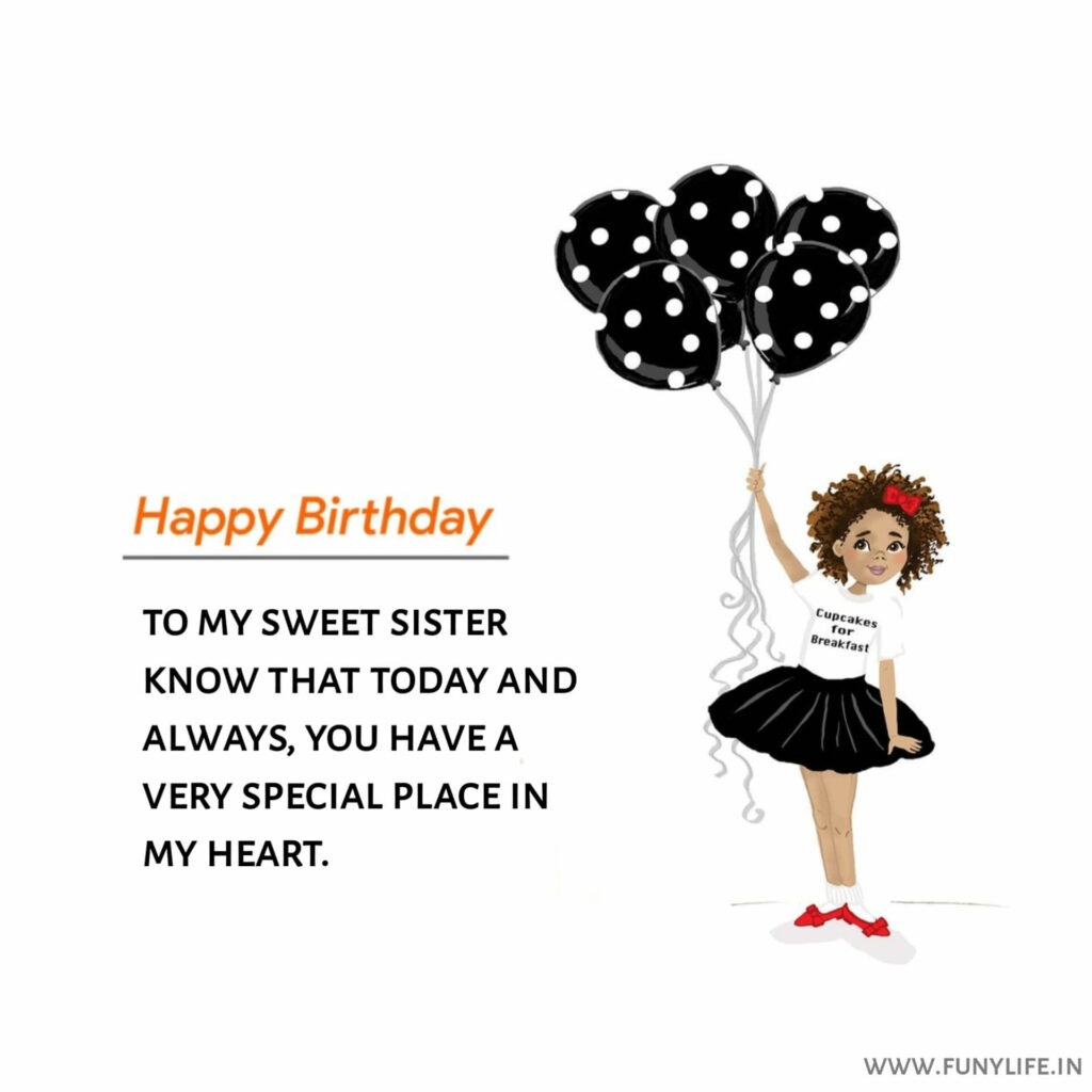 Birthday Messages for Sister